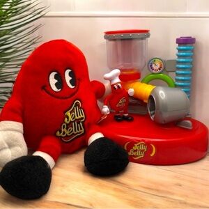 Jelly Belly Candy Dispenser & Plush Bean Toy Set - 2017